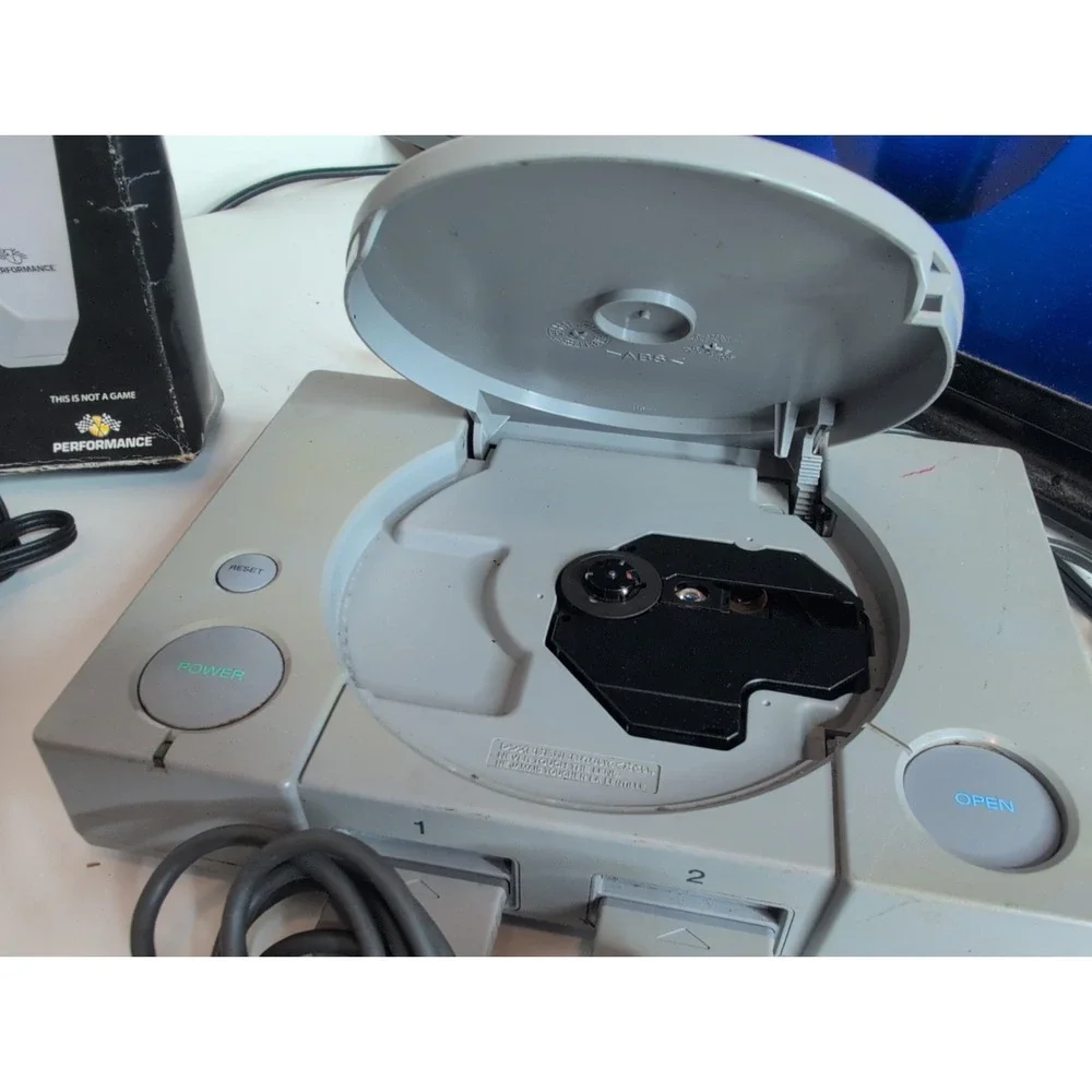 Sony PlayStation 1 PS1 Console Bundle SCPH-5501  w Controllers Cords Games More!